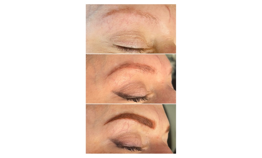 Image 4: Brow, Eyeliner or Lipliner Tattoo Session or Hair Extensions Install