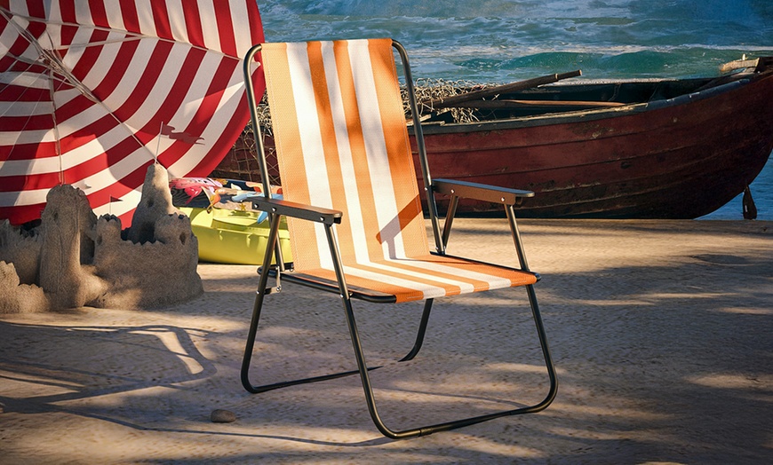 Image 7: Sedia da spiaggia pieghevole Flamingo