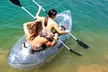 Kayak transparent de 2 places avec kit d'accessoires - Second Medium