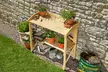 Garden Grow Wooden Potting Bench or Storage Cabinet - Second Medium