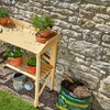 Image 4: Garden Grow Wooden Potting Bench or Storage Cabinet