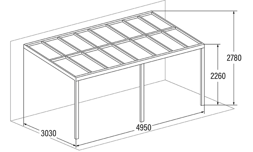 Image 13: Home Deluxe Terrassenüberdachung SOLIS