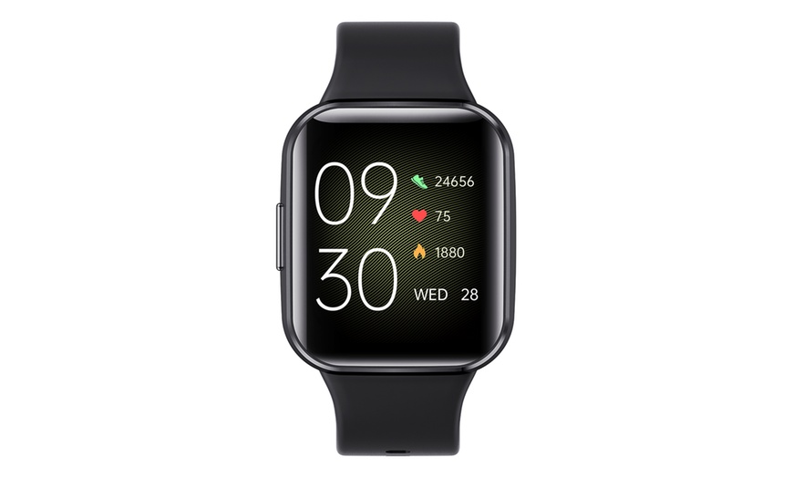 Image 4: Bluetooth 5.0 Smart Watch 1.6" TFT 2.5D Touch Screen BPM Temperature