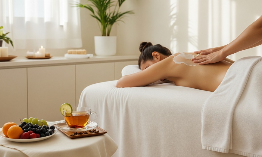 Image 1: Dein Spa-Moment: 60/90 Min. Massage, Peeling & Gesichtsmaske-/Massage