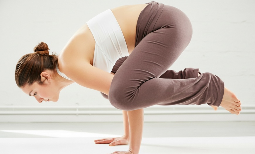 Image 1: Transform Your Routine with One-Month Unlimited Hot Yoga