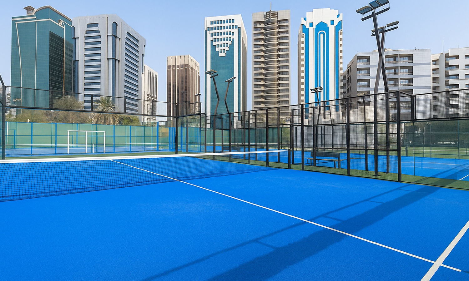 Book Premium Courts: 1 or 2-Hour Outdoor Padel Court Booking