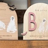 Image 6: Personalisierbares Familien-Schild im Halloween-Design