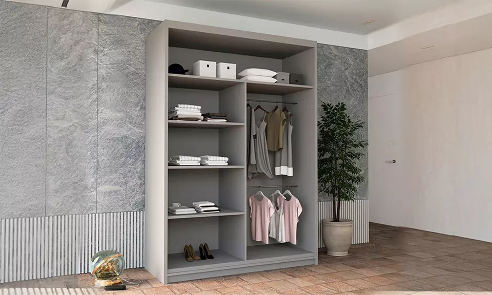 Slidingwardrobe4u Bali Sliding Wardrobe with Curved Mirror