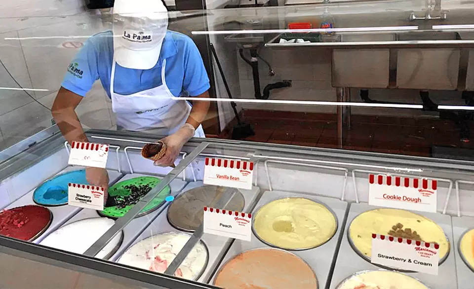 Two Ice Creams or Frozen Yogurts or $12 for $20 for Lunch or Dinner at La Palma Ice Cream Froyo & Deli - Primary Image