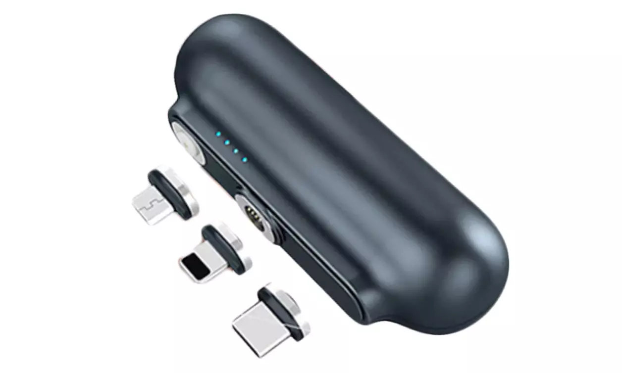 1x oder 2x 3-in-1 Magnetische Powerbank