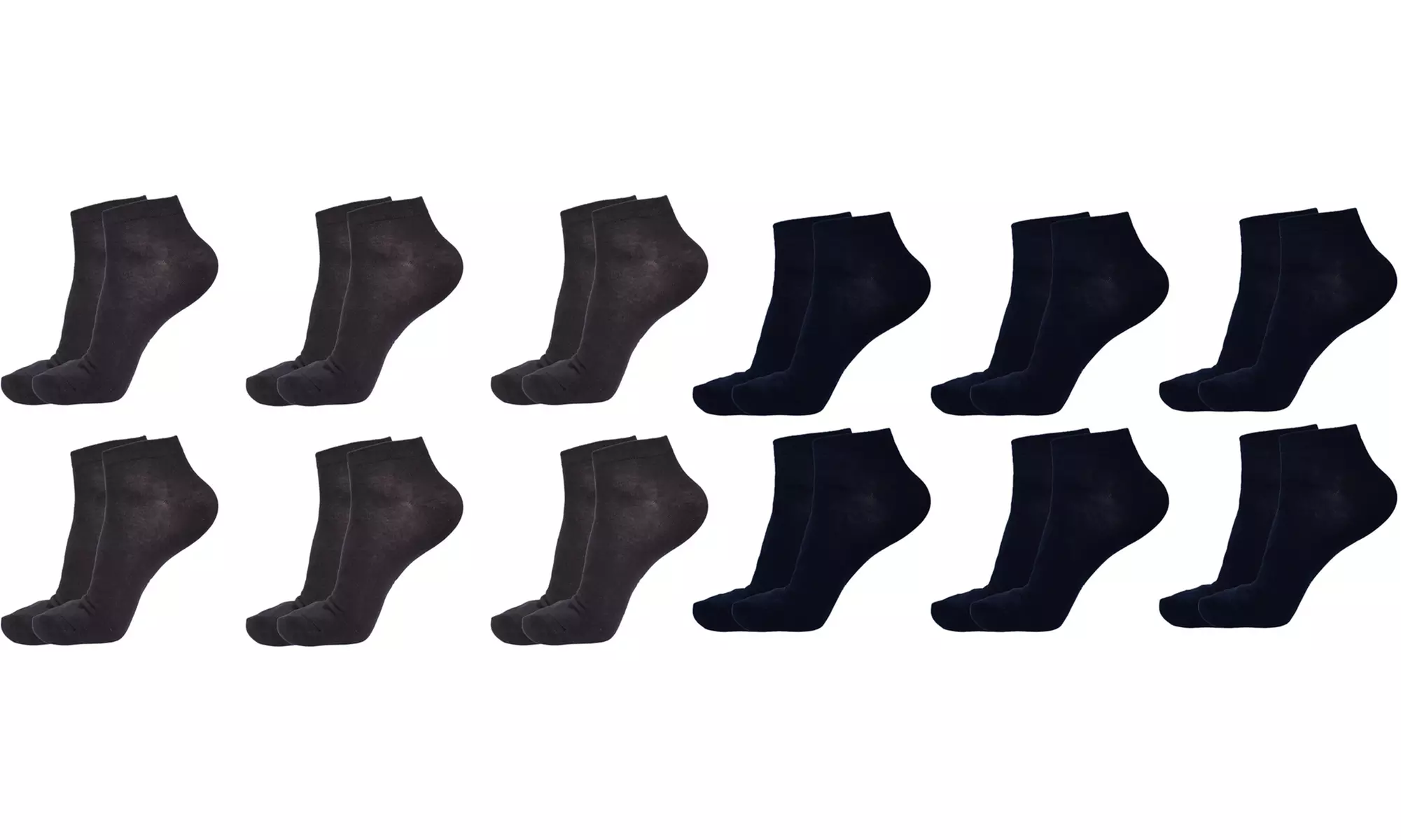 6, 12 o 24 calzini corti alla caviglia El Charro