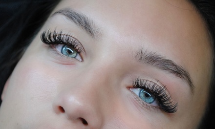 Full set of lash extensions (classic, wet, light volume or volume) - Beauté by E