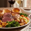 Image 1: Classic Sunday Roast with a Glass of Wine for Two or Four