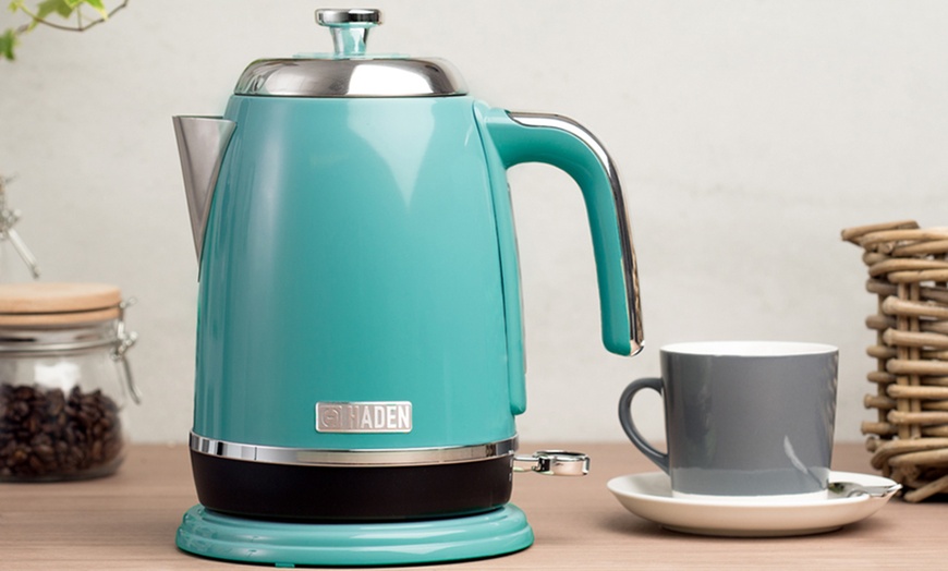 haden salcombe deep teal kettle