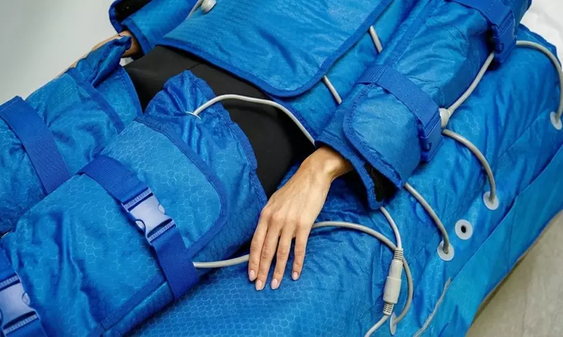 5 o 10 sesiones de estimulación electromagnética o presoterapia