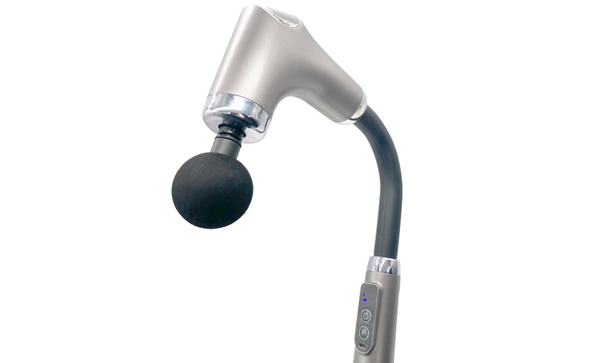 Image 4: Pistola de masaje de percusión ergonómica con 6 niveles de velocidad