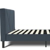 Image 15: Letto imbottito in tessuto con doghe in legno e vano contenitore