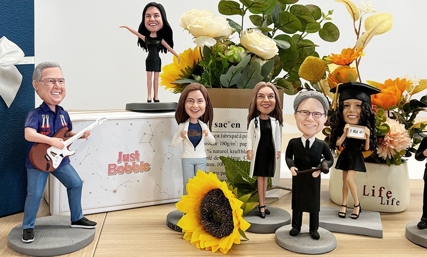 Image 10: Single/ Couple Personalized Bobblehead for a Unique & Fun Personality