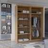 Image 11: Moscow Sliding Wardrobe with Central Mirror 