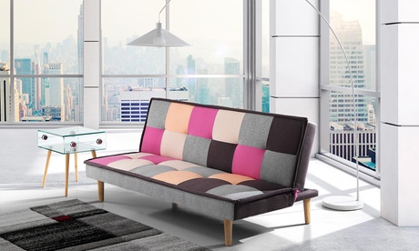 Divano letto Smart B con piedini in legno massello