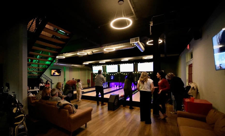 Image 3: 1-Hour Duckpin Bowling Lane Rental for up to 4