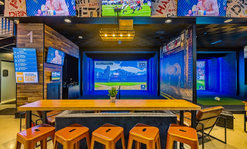 Image 2: High-Tech Golf Simulator Fun for Your Group