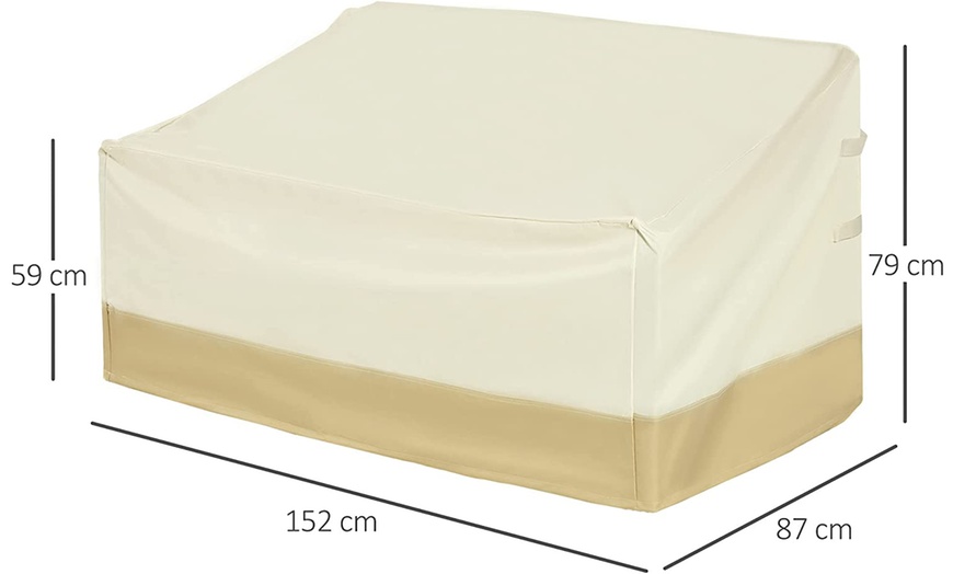 Image 23: Outsunny Outdoor Waterproof Furniture Covers