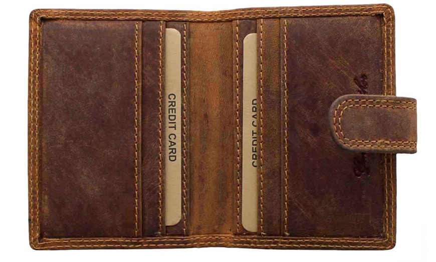 Image 8: JCB Leather Credit Card Holder