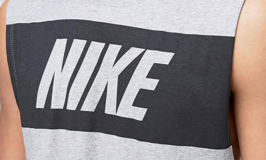 Image 9: Nike Men's Retro Big Logo Vest Tank Top