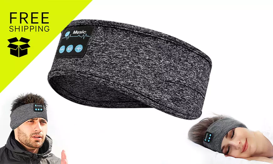 Image 1: Bluetooth Sleeping Headband