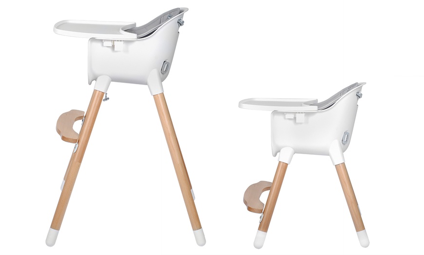 Image 10: Two-in-One Baby High Chair