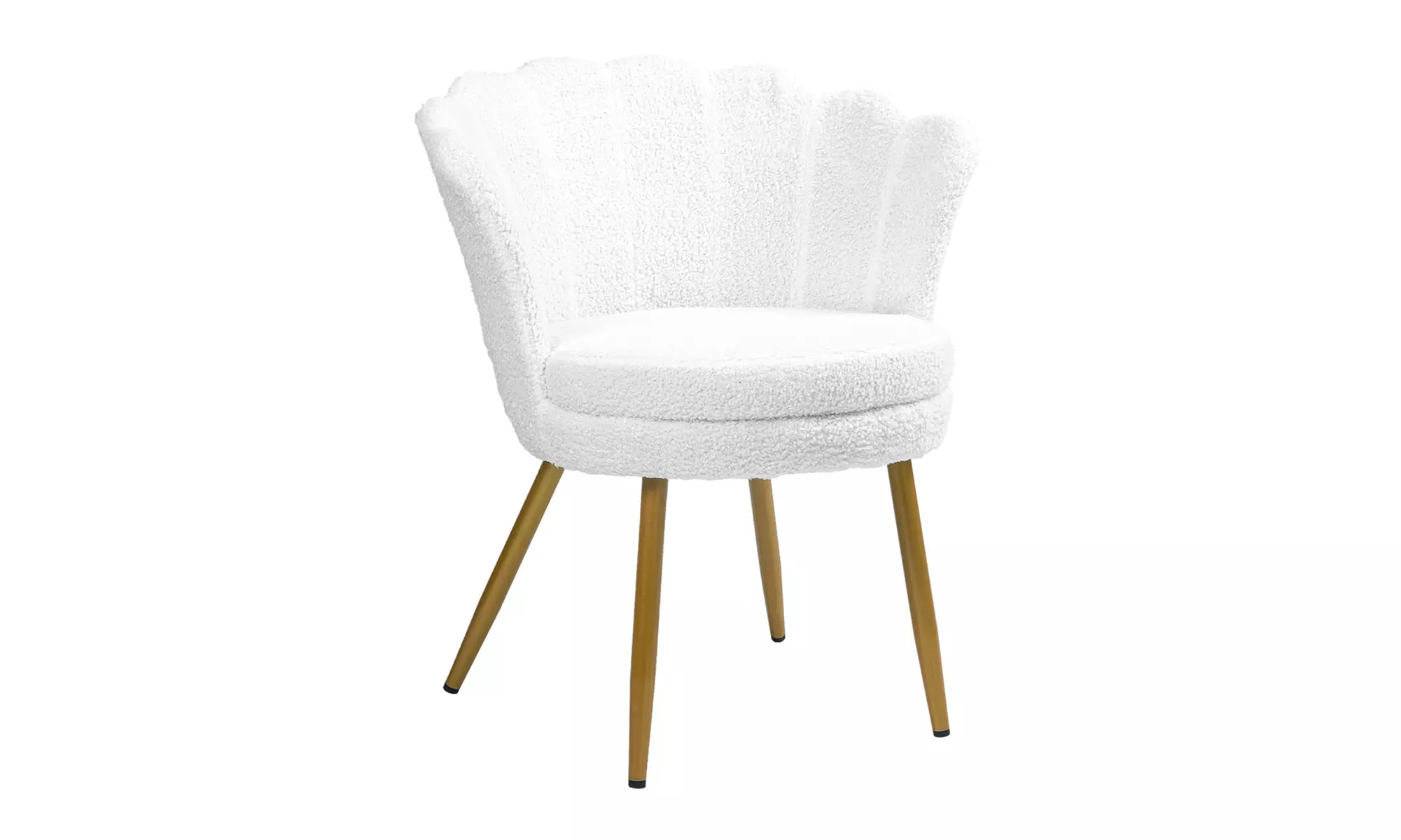 Silla con respaldo en forma de concha