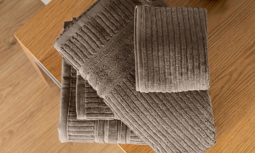 Image 26: Ensemble de 5 serviettes en coton