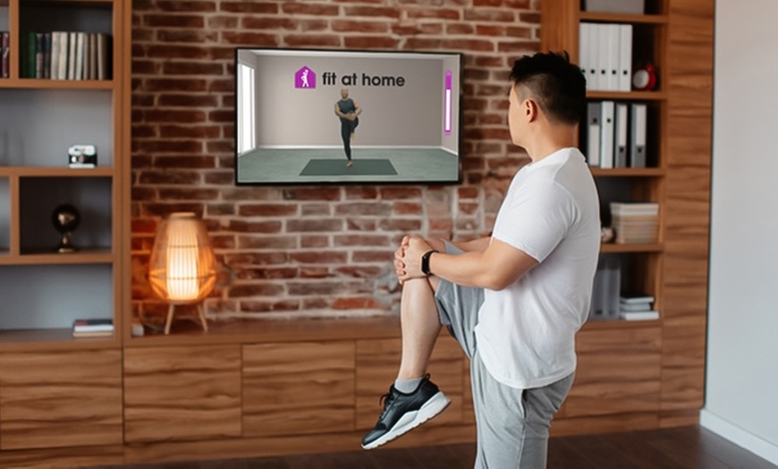 Image 2: Online Workouts Anytime Anywhere with 1, 3, or 12 Month Fit at Home