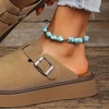 Image 10: Stylish Buckled Platform Loafers