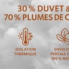 Image 4: Couette chaude duvet et plumes de canard, 350 g/m²  