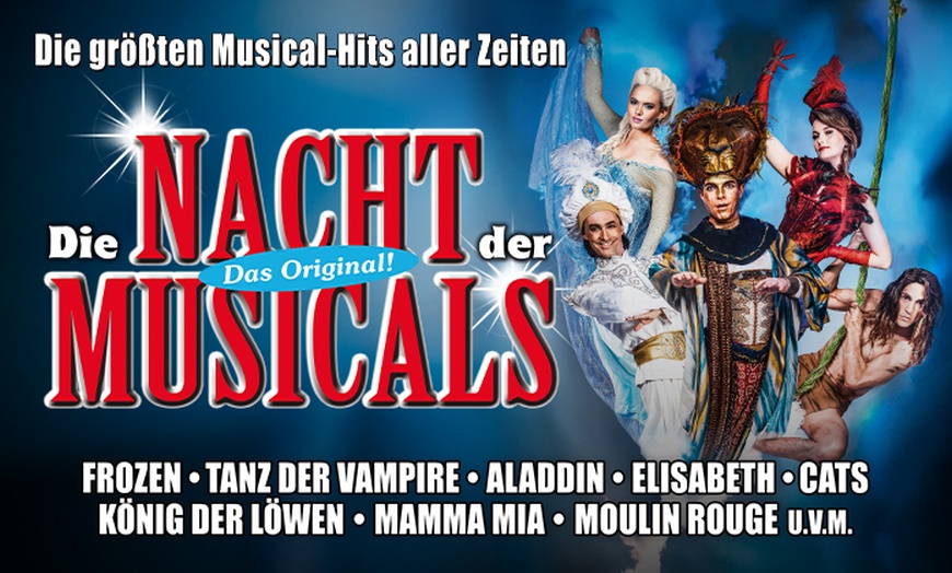 Image 1: 2 Tickets für „Die Nacht der Musicals“: Feb. & Mär. 2026 in 10 Städten
