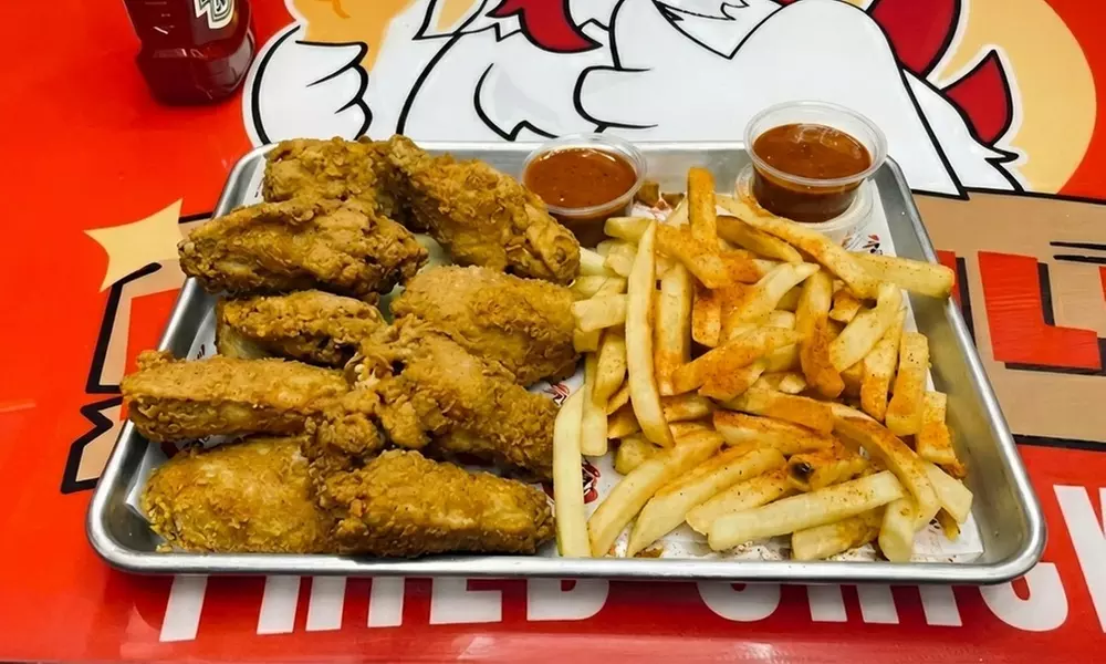 Experience Bold Flavors: Nashville Hot Chicken, Wings, Sandwiches, Sides & Indian Fusion Dishes (Up to 38% Off)