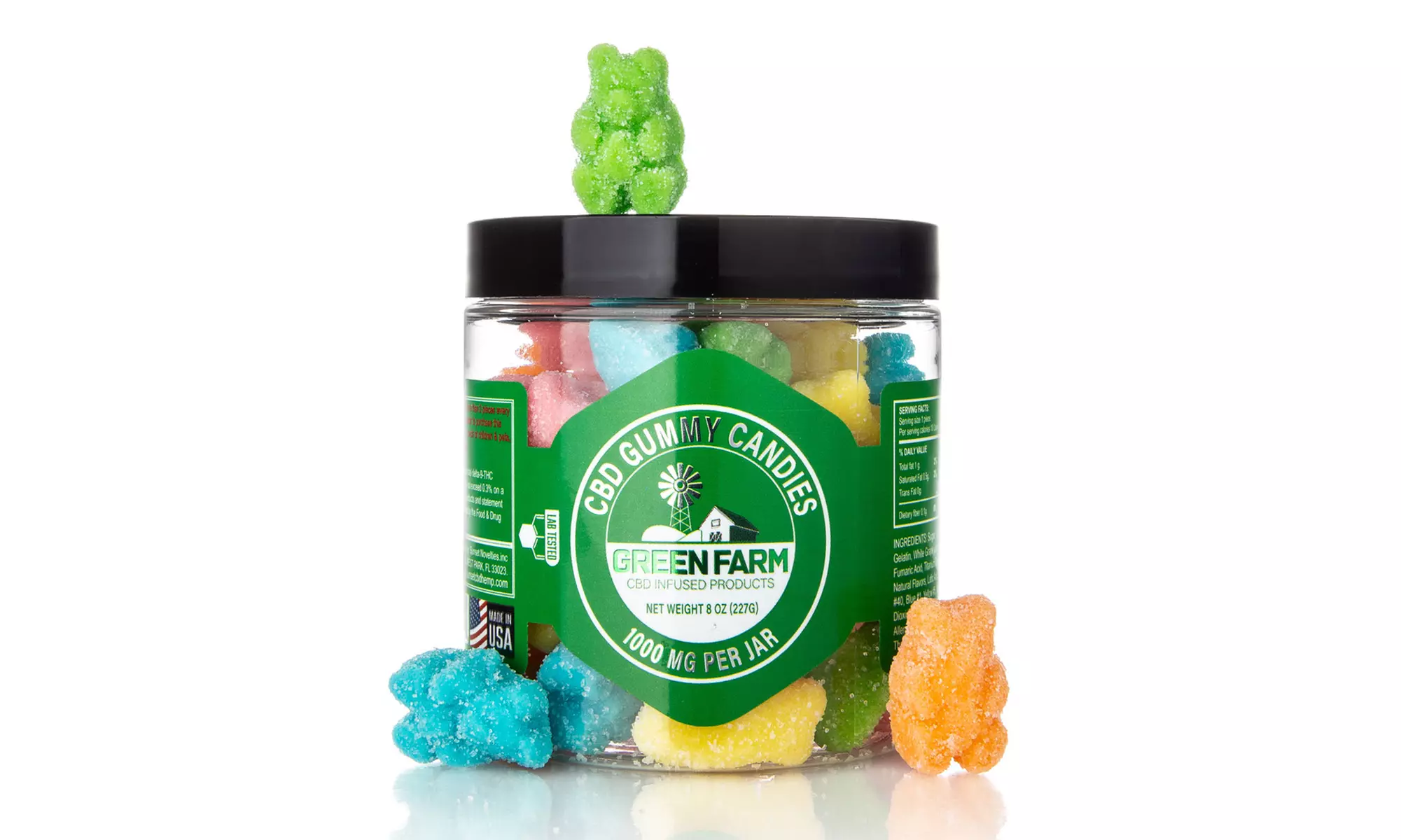 Green Farm Tasty Gummies for Sleep and Anxiety from Green Farm (500MG-5000MG)