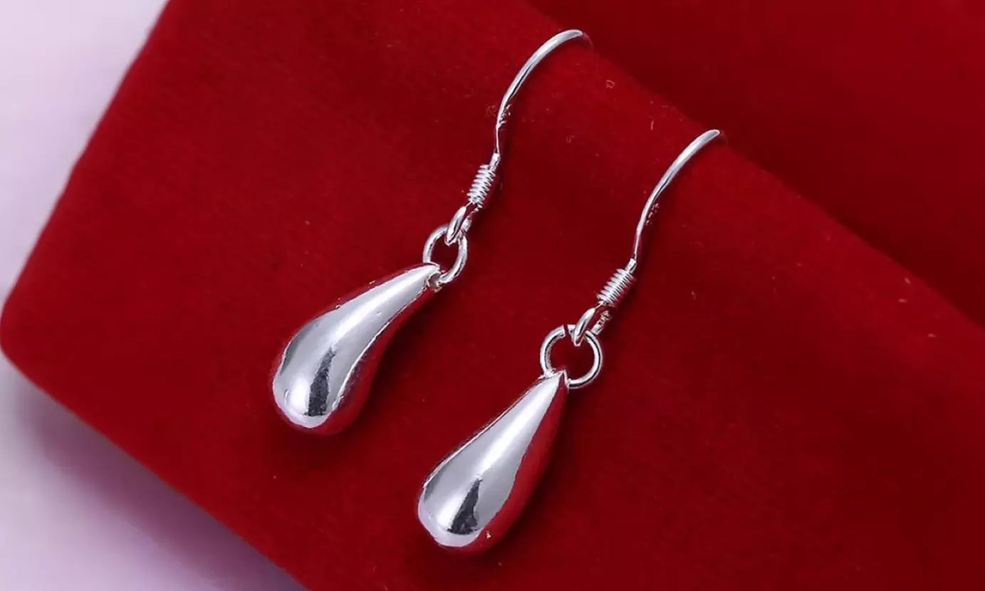 Sterling Silver Drop Dangle Earrings - Multiple Styles