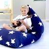 Image 3: Butterfly Craze Stuffed Animal Storage Beanbag Chair 