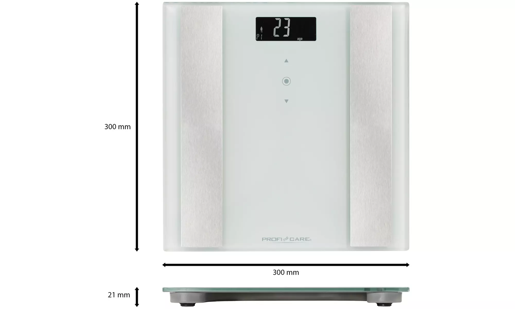 Báscula electrónica con diseño elegante de ProfiCare