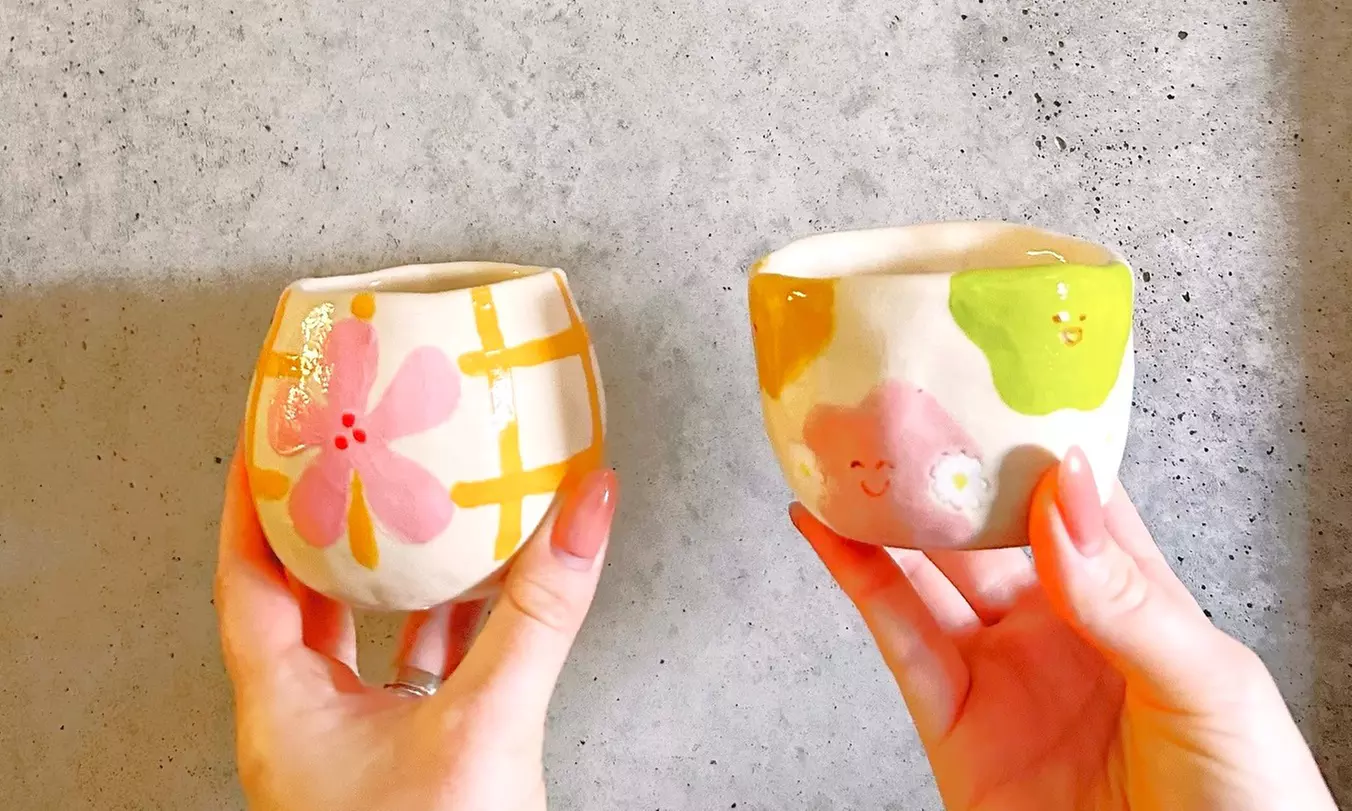 Taller de cerámica iniciación o con vino para 1, 2 o 4 personas