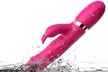 G Spot Clit Rabbit Vibrator Climax 10 Speeds Waterproof Realistic Dildo Sex Gift - Second Medium