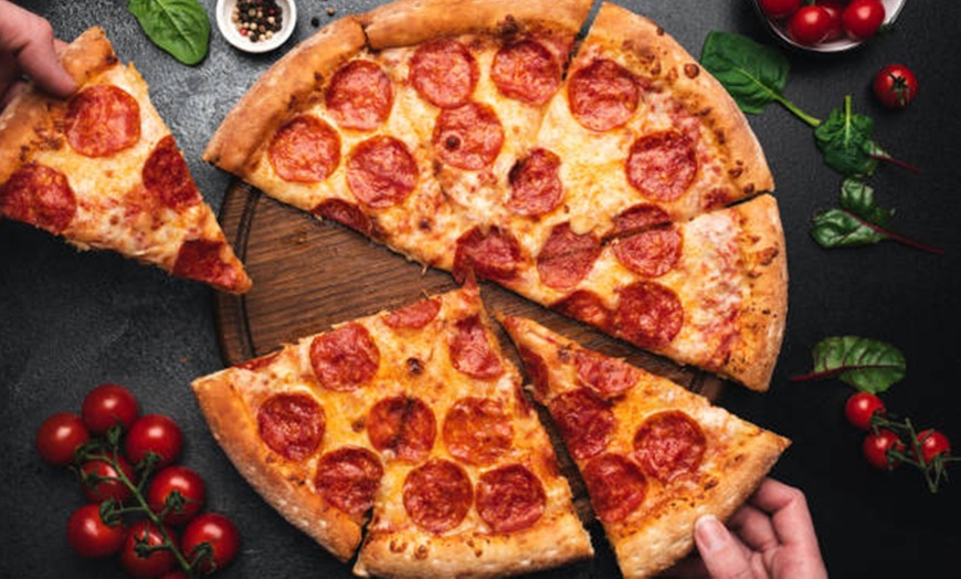 Image 2: Delicious Small Pizza and Drink Combo for One, Two, or Four People