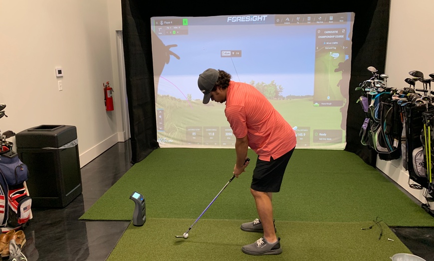 Image 1: Golf Anytime with a Golf Simulator Rental