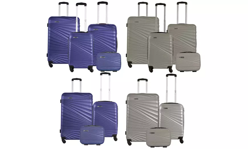 Image 1: Lot de 3 ou 4 valises rigides de la marque WellHome