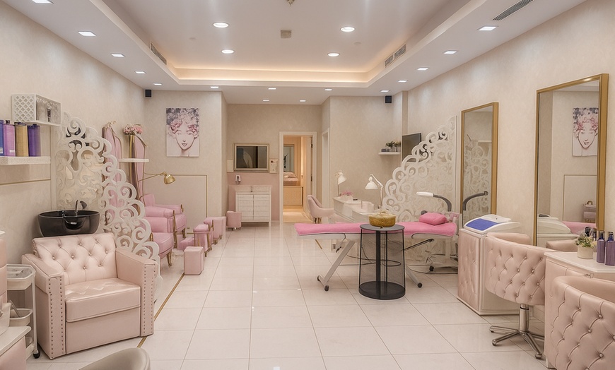 Image 3: Polish & Glow: Manicure, Pedicure, and Blow-Dry Packages