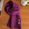 Image 10: Vintage Bear Design Wool Blend Scarf