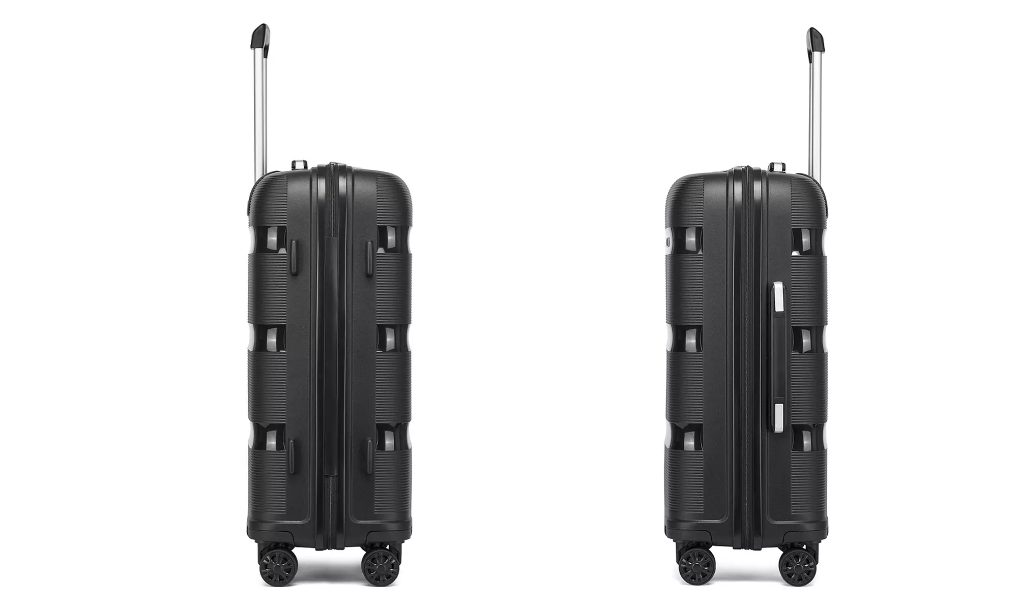 KONO Lightweight Hardshell Luggage 1 or 3-Piece with TSA Lock